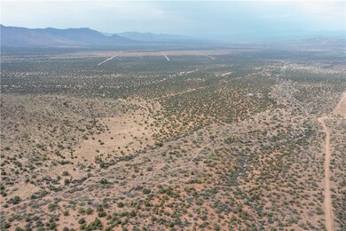 Bird's eye view of a mountainous background