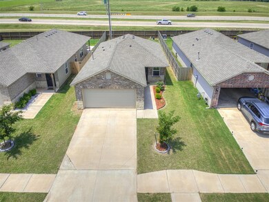 Aerial view of property and surrounding area