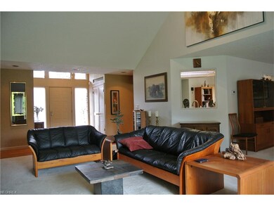 Light-filled Foyer opens to spacious, vaulted Grea