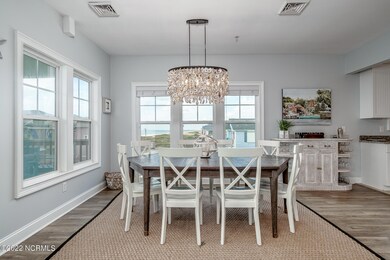 Dining space w/ corner views