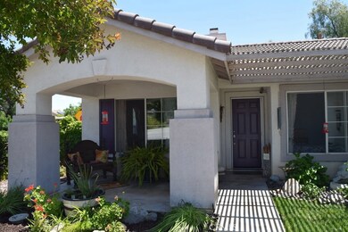 Relax on your covered front porch.