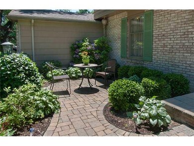 Exterior Front Brick Courtyard