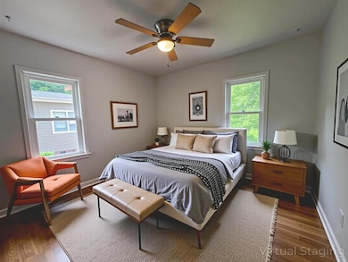 Virtually Staged Bedroom