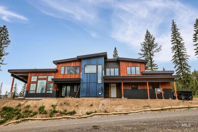 View of contemporary home