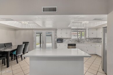Large Island Overlooking Living Area