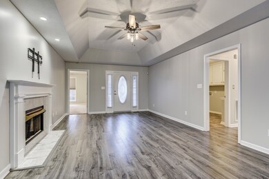 Just imagine how cozy it will be with the fireplace on!