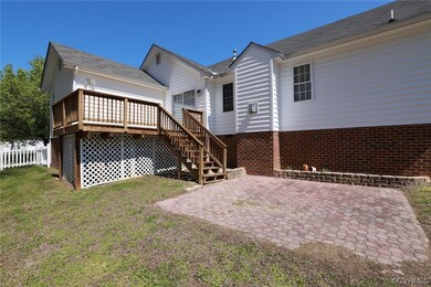 View of back of property