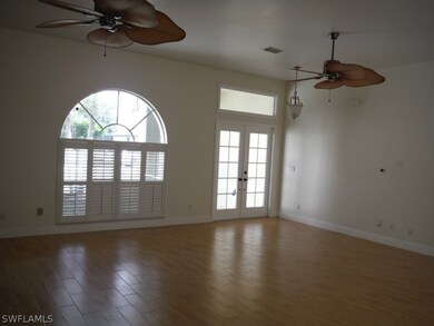 Foyer and living room