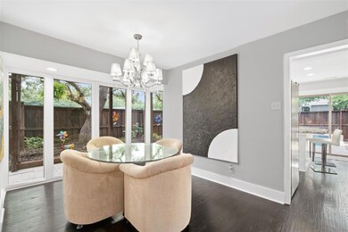 Dining Room--floor to ceiiing windows