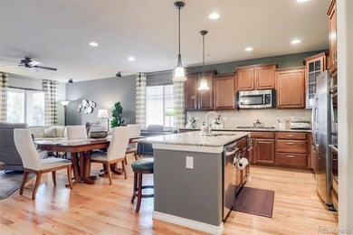 Gleaming hardwood flooring