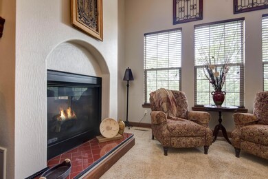 see thru fireplace