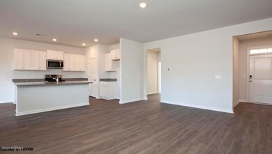Living room and dining