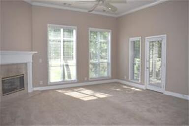 Access to the covered patio.