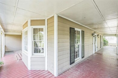 View of wooden porch