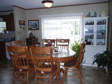 The Dining Room is a combination with the Kitchen, but has enough room for large 6 & 8 person tables.