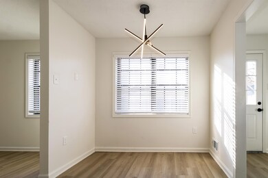 Unfurnished dining area featuring plenty of natura