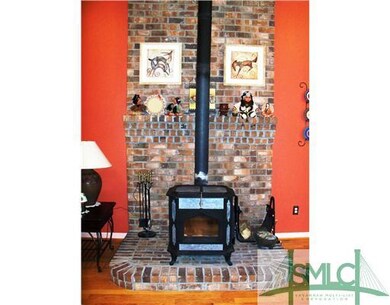 Living Room. Wood burning stove