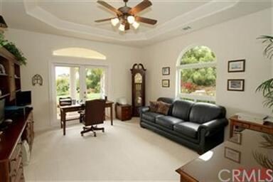 Guest room on lower level used currently as office