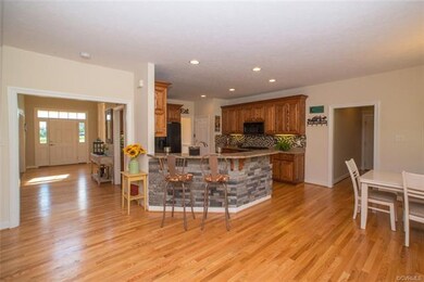 Kitchen and Foyer from family room