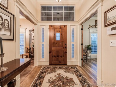 front door from living room, office to right, dini