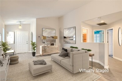 Virtually staged