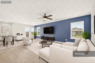 Virtually Staged Living / Dining areas