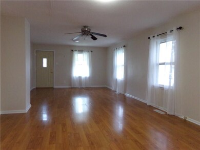 living room looking to the front door