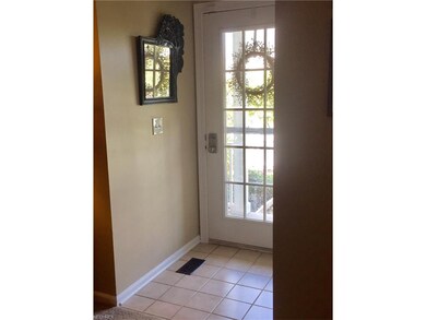 There is a foyer as you enter with a closet to the