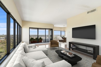 Living room with access to the private balcony. Im