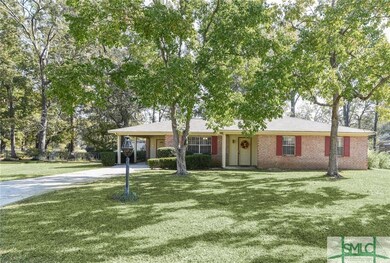 Mature landscaping