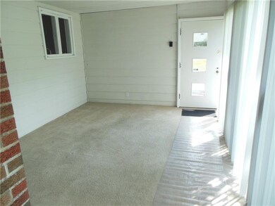 Enclosed front porch
