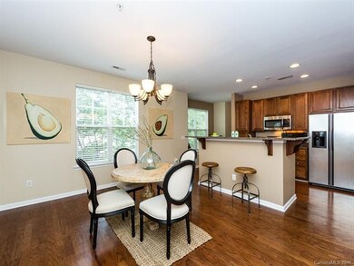 Large dinig room and open kitchen make entertainin
