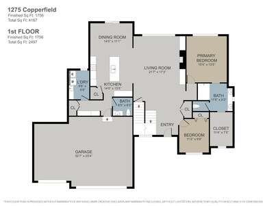 1275 Copperfield 1st Floor
