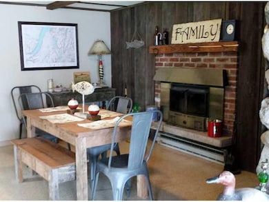 Dining Room. spacious interior with eat-in kitchen