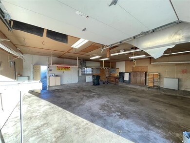 Inside garage