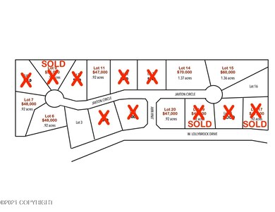 AVAILABLE LOTS as of Sept 9