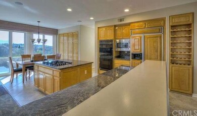 Open to a family room with a 2nd fireplace is a ch
