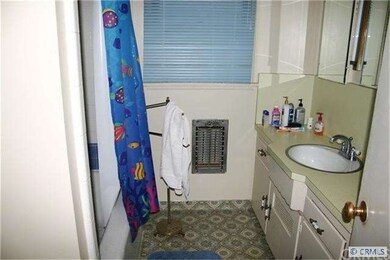 Hall bath with tub and shower