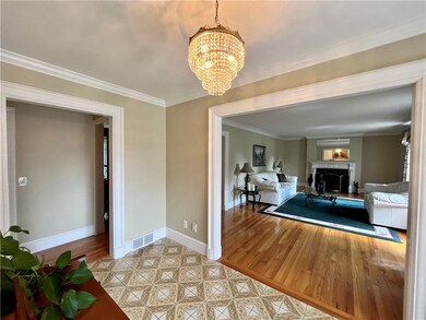 Front foyer opens up to living room