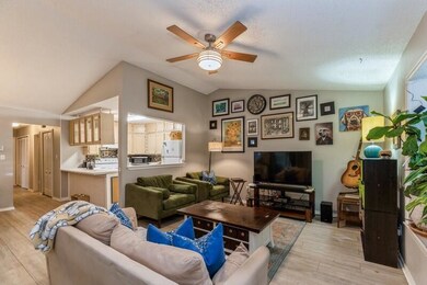 View of Living Room and Kitchen