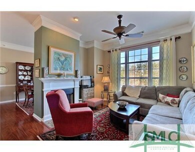 Living Room. Formal Living Room has crown molding,