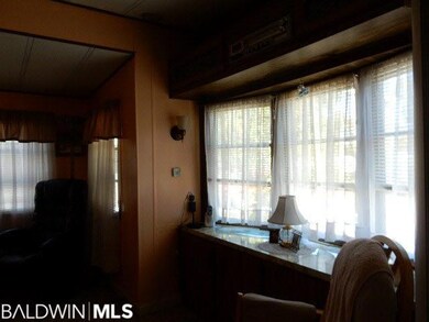 Bay window in living room