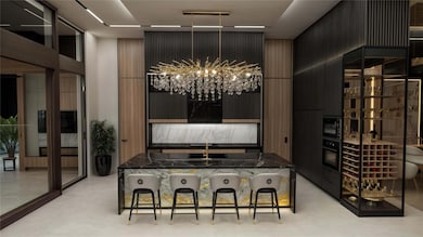 14 FT SOARING CEILINGS & CUSTOM WINE & GLASS CASE