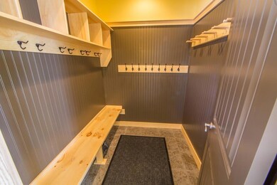 Fully outfitted walk-in closet...