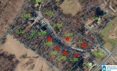 lots 11.016 and 11.000 are sold the remains lots are the 4 on the opposite side.  All 4 could be purchase at a discounted price and this would make a very nice building site with enough woods for privacy.