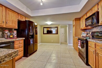 Black appliances included