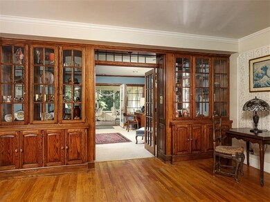 Beautiful and functional built ins lead to the liv