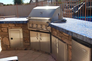 Built in BBQ area