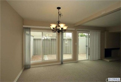 Dinning area with Patio view
