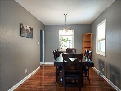 Formal dining area